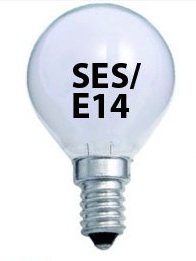 Branded 10x Opal Golf Light Bulb 60w / SES Small Edison White Pearl Soft Lamps