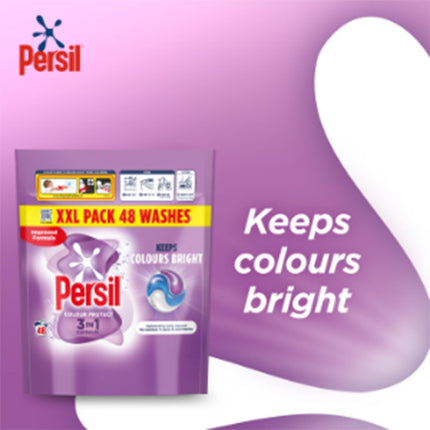 Persil Colour 3 in 1 Laundry Washing Detergent Capsules 48 washes - Pack of 3