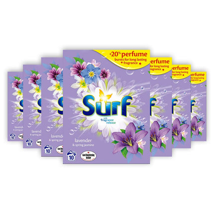 Surf Lavender Laundry Detergent Powder 650g (Pack of 7)