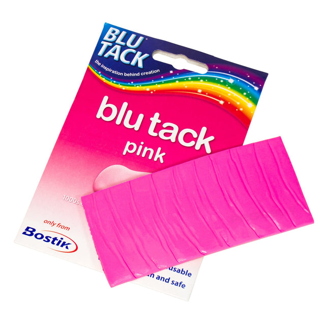 [Pack of 3] Bostik Blu Tack 48g Packs Reusable Adhesive Sticky Putty (White)