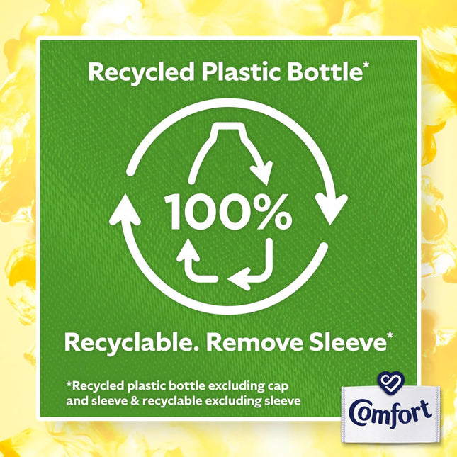 Comfort Sunshiny Days Fabric Conditioner XXL Mega Pack Fabric Softener Washing Liquid, Lasting Freshness and Softness with Stay Fresh Technology for 100 Days, 2 Packs of 160 Washes 4.8L