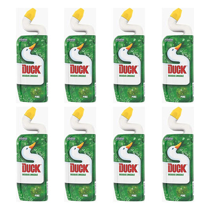 Duck Liquid Toilet Cleaner, Deep Action Gel , Pine, 750 ml, Pack of 12