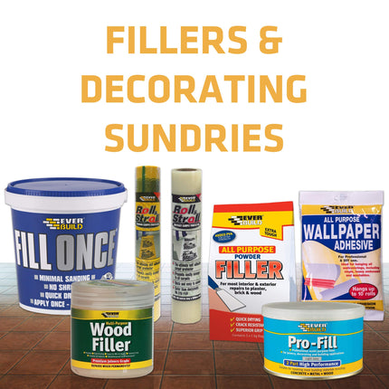 Everbuild All Purpose Wallpaper Adhesive – Contains Fungicide – High Tack – Easy-Mix Formula – 1 Bag Hangs Up to 10 Rolls