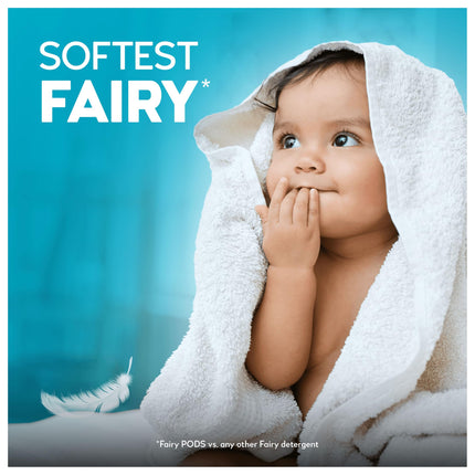 Fairy Non Bio The Big One PODS®, Washing Liquid Laundry Detergent Capasules, 69 Washes (3x23), 2X Stain Removal, Huggably Soft For Sensitive Skin