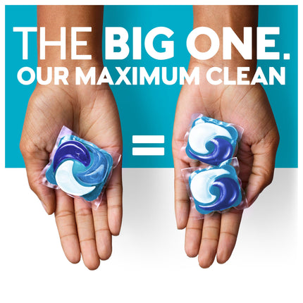 Fairy Non Bio The Big One PODS®, Washing Liquid Laundry Detergent Capasules, 69 Washes (3x23), 2X Stain Removal, Huggably Soft For Sensitive Skin
