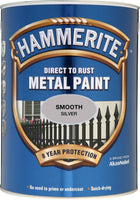 Hammerite HAM6700057 2.5L Metal Paint - Smooth Silver
