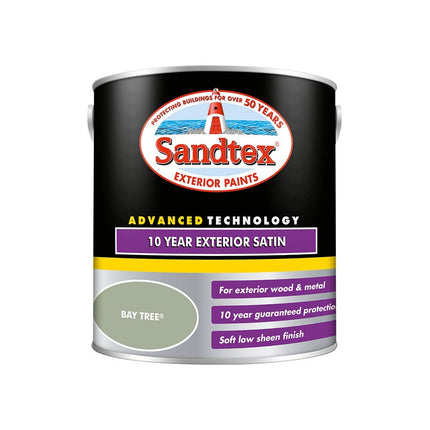Sandtex Retail 10 Year Exterior Satin Bay Tree 2.5 L