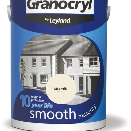 Leyland Granocryl Smooth Masonry, Magnolia, 5L