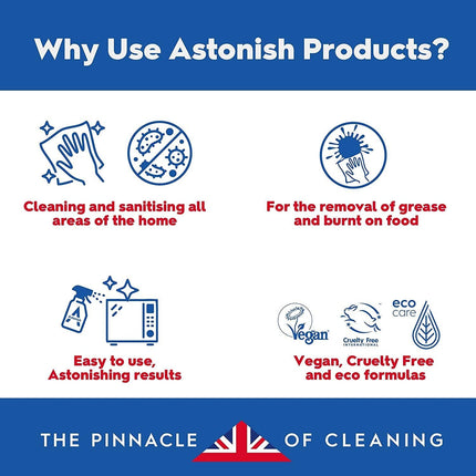 Astonish White Jasmine & Basil Bathroom Cleaner Spray, 750ml, Cruelty-free, Vegan