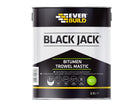 Everbuild Black Jack 903 Bitumen Trowel Mastic – Trowellable Bituminous Compound – Black – 2.5 Litre