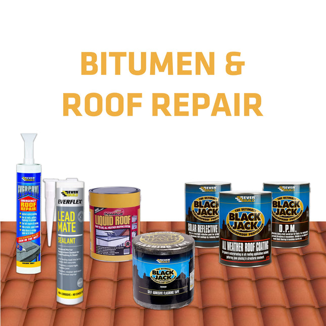 Everbuild Black Jack Strong Self Adhesive Flashing Tape – Natural Lead-Look Finish – 450mm x 10m