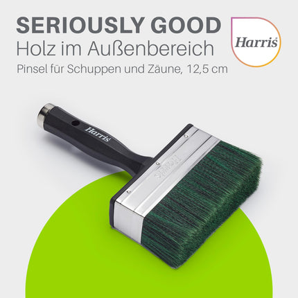 Harris Seriously Good Woodwork Paint Brush for Shed & Fence Brush, 5"
