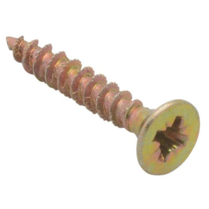 Spectre Advanced Multi-purpose Woodscrews | 3.5 x 25mm | Zinc Yellow Passivated | Box 200