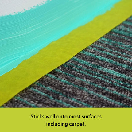 Axus Decor Razor-31 Mid High Tack Masking Tape - 24mm x 40m - Painting Tape For Surfaces and Carpet, Residue Free Removal, For Painting Decoration & DIY Projects, Lime Green