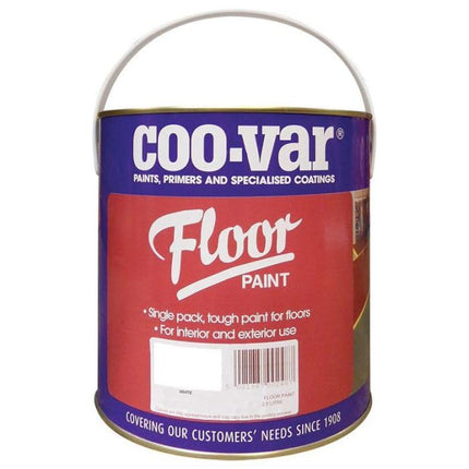 Coo-Var® Floor Paint White 2.5ltr | 111/G136/1/E