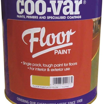 Coo-Var? Floor Paint Safety Yellow 1ltr | 111/G136/776/D