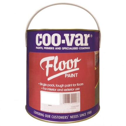 Coo-Var® Floor Paint White 2.5ltr | 111/G136/1/E