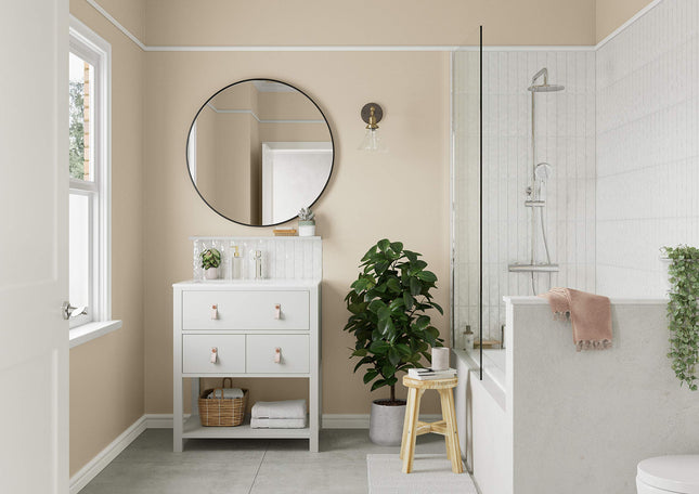 Dulux Silk Emulsion Paint For Walls And Ceilings - Ivory 5 Litres