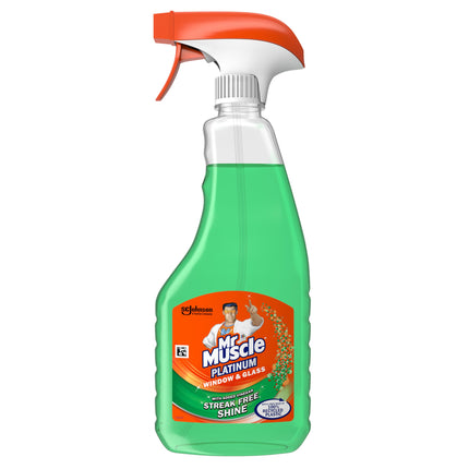 Mr Muscle Platinum Window & Glass Cleaner Spray, 750ml - Packaging May Vary