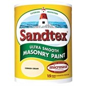 Sandtex 2.5 Litre Ultra Smooth Masonry Paint Black