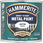 Hammerite 5092886 508 Hammered Metal Paint, 750 ml, Satin White