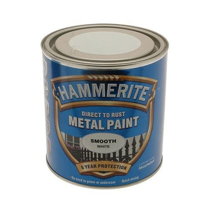 Hammerite HAM6720204 2.5L Smooth Metal Paint - White