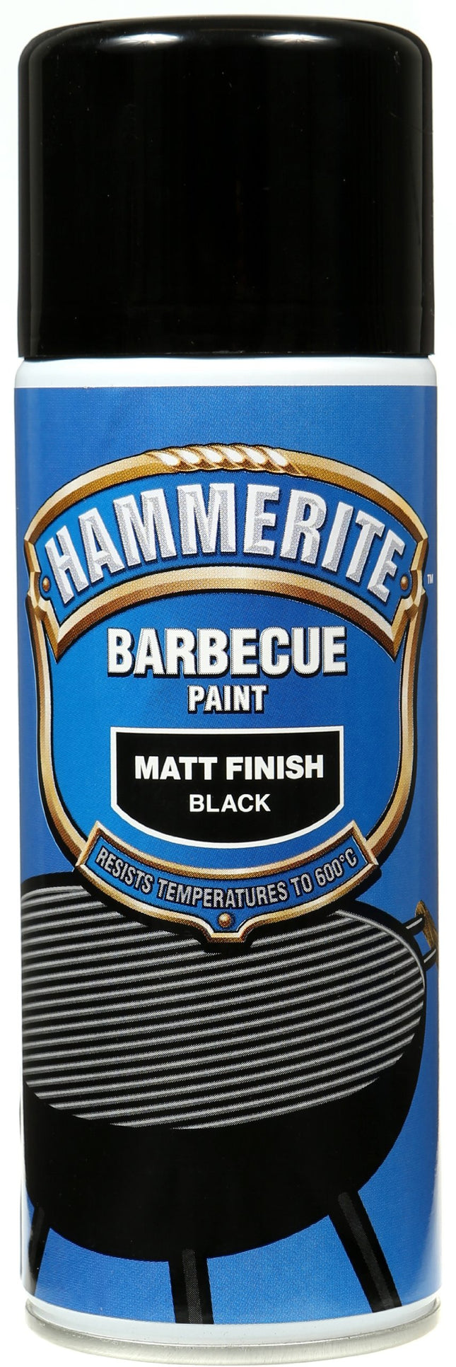Hammerite 5092865 400ml BBQ Paint Aerosol - Matt Black