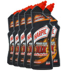 Harpic Powerplus Toilet Cleaning Gel, Original Scent, Pack 6 x 750 ml, Removes Limescale, Kills 99.9% of Bacteria, Powerful Deep Clean Toilet Cleaner, toilet freshener