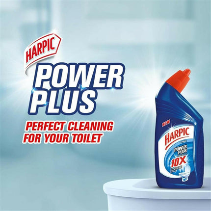 Harpic Powerplus Toilet Cleaning Gel, Original Scent, Pack 6 x 750 ml, Removes Limescale, Kills 99.9% of Bacteria, Powerful Deep Clean Toilet Cleaner, toilet freshener