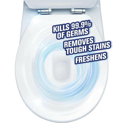 Harpic Powerplus Toilet Cleaning Gel, Original Scent, Pack 6 x 750 ml, Removes Limescale, Kills 99.9% of Bacteria, Powerful Deep Clean Toilet Cleaner, toilet freshener
