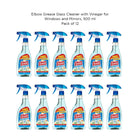 Elbow Grease Glass Cleaner with Vinegar for Windows and Mirrors, 500 ml - Window Cleaning Equipment (Pack of 12)