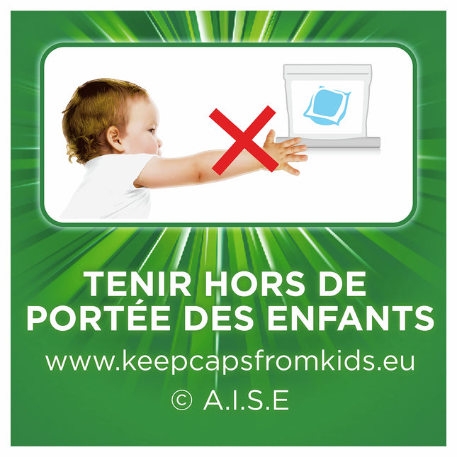 Ariel All-in-1 Pods Laundry Capsules, 50 Washes, Colour, Effective Even in Cold, Colour Protection