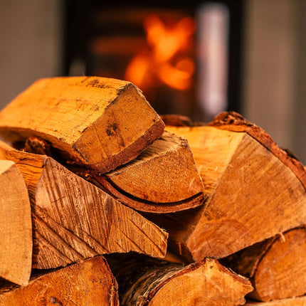 Homefire Kiln Dried Hardwood Logs,for Wood Burners, Open Fires, Multi-fuel Stoves (Pack of 2)