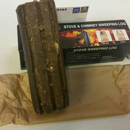 Flamefast Stove & Chimney Sweeping Log Helps to Remove Creosote, Soot and Tar Deposits (4 x Logs)