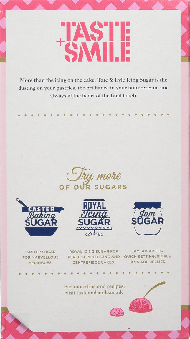 Tate and Lyle Fairtrade Icing Sugar 500 G (Pack of 10)