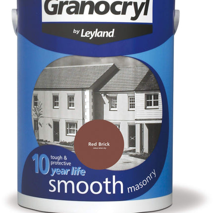 Leyland Granocryl Smooth Masonry, Red Brick, 5L