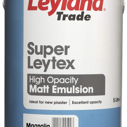 Leyland Trade One Coat Gloss Paint - Magnolia 5L