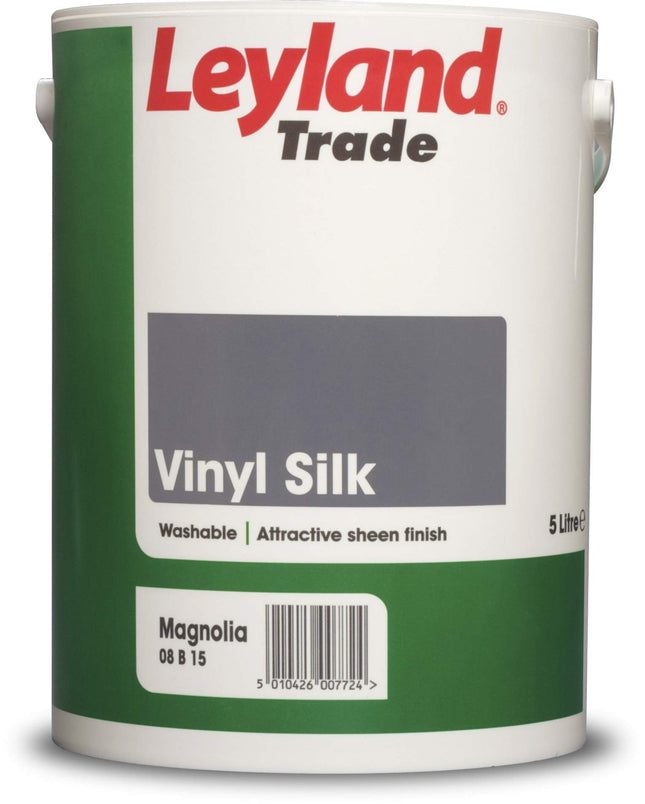 Leyland Trade Vinyl Silk Emulsion Paint - Magnolia 5L