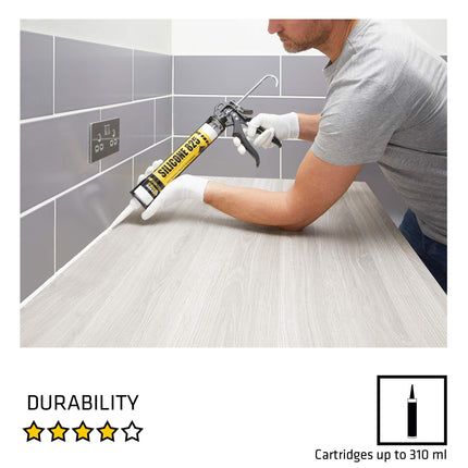 Everbuild Professional Caulk, Sealant, Adhesive Application Gun For Up To C3/310 ml Cartridges