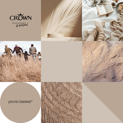 Crown Walls & Ceilings Matt Emulsion Paint, Size 2.5L, Picnic Basket
