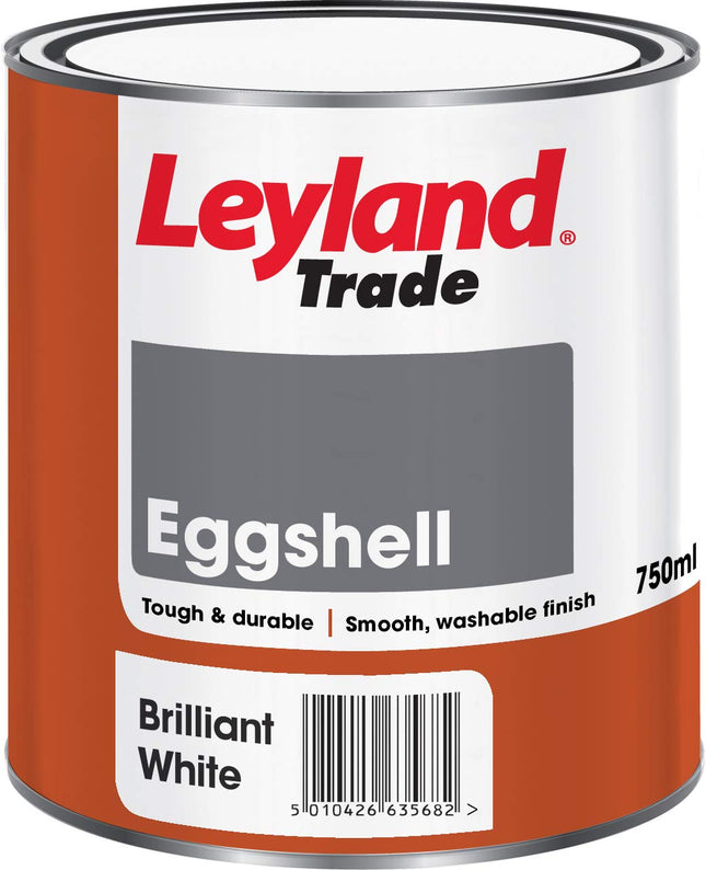 Leyland Trade Eggshell - Brilliant White 750ml