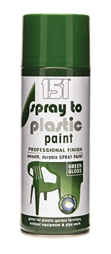 Classic Signature - 2 x Plastic Green Spray Paint 400ml 151 Aerosol Spray used for Metal Wood and Plastic and Glass Finish Home