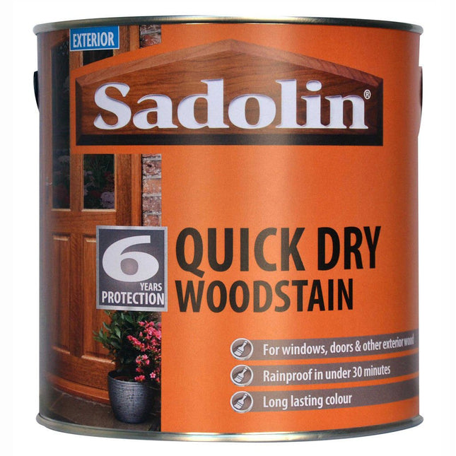 Sadolin Quick Drying Woodstain 2.5 litre Std Colour - Antique Pine