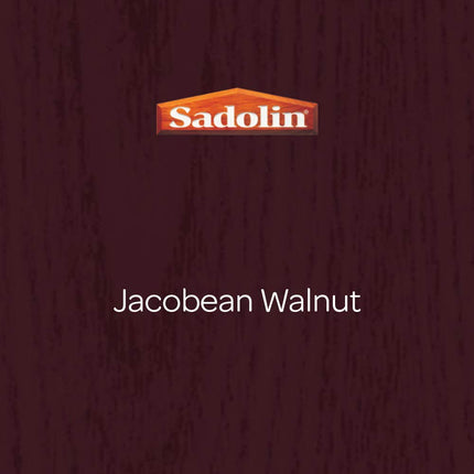 Sadolin Quick Drying Woodstain 1 litre Std Colour - Jacobean Walnut