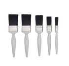 Harris Essentials Woodwork Gloss Paint Brush Set, Pack of 5, 0.5in, 1in, 1.5in, 2in