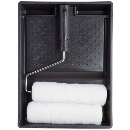 Harris Essentials Walls & Ceilings Twin Set | 1 x Tray, 1 x Frame, 2 x Roller Sleeves | 9"