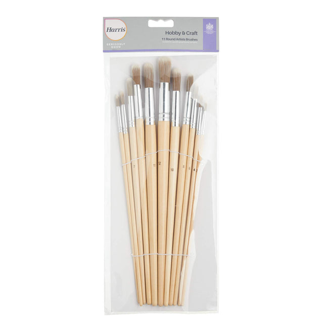 Harris Seriously Good Artist Paint Brushes 11 Pack
