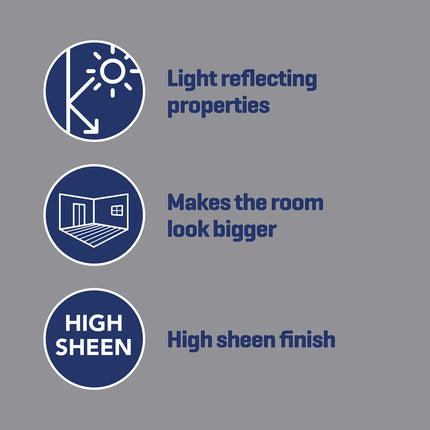 Johnstone's - Wall & Ceiling Paint - Natural Sage - Silk Finish- Emulsion Paint - Fantastic Coverage - Easy to Apply - Dry in 1-2 Hours - 12m2 Coverage per Litre - 2.5L