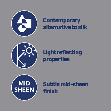 Johnstone's - Wall & Ceiling Paint - Dark Angel - Soft Sheen Finish - Emulsion Paint - Fantastic Coverage - Easy to Apply - Dry in 1-2 Hours - 12m2 Coverage per Litre - 2.5L