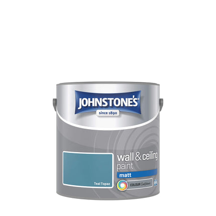 Johnstone's 307095 Vinyl Matt Emulsion - Teal Topaz,2.5